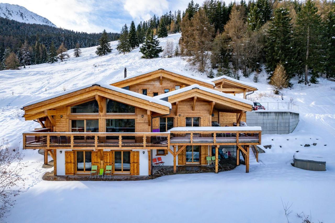 Chalet Flocon De Neige - Jacuzzi - Sauna 拉茨欧马兹 外观 照片