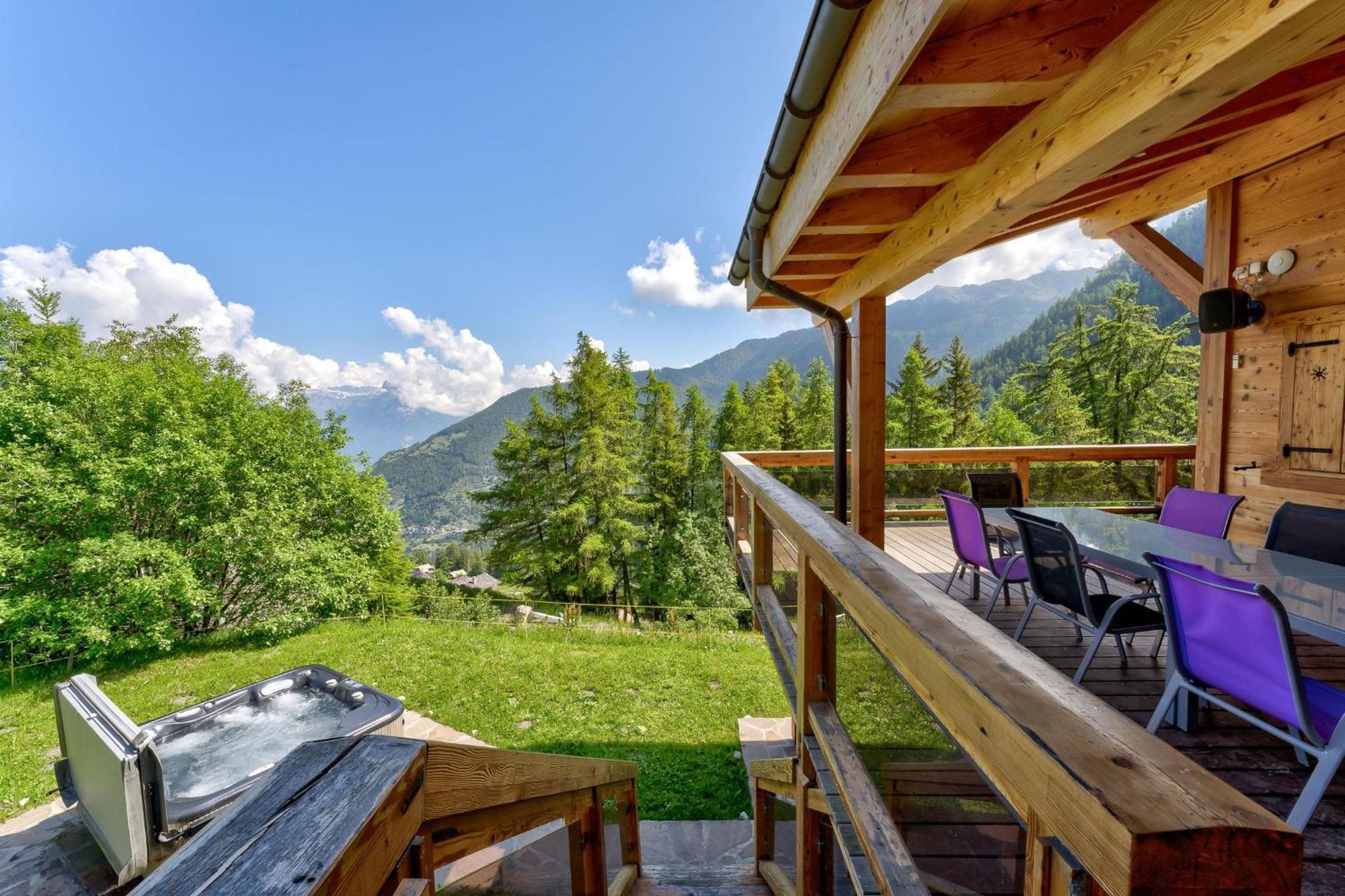 Chalet Flocon De Neige - Jacuzzi - Sauna 拉茨欧马兹 外观 照片