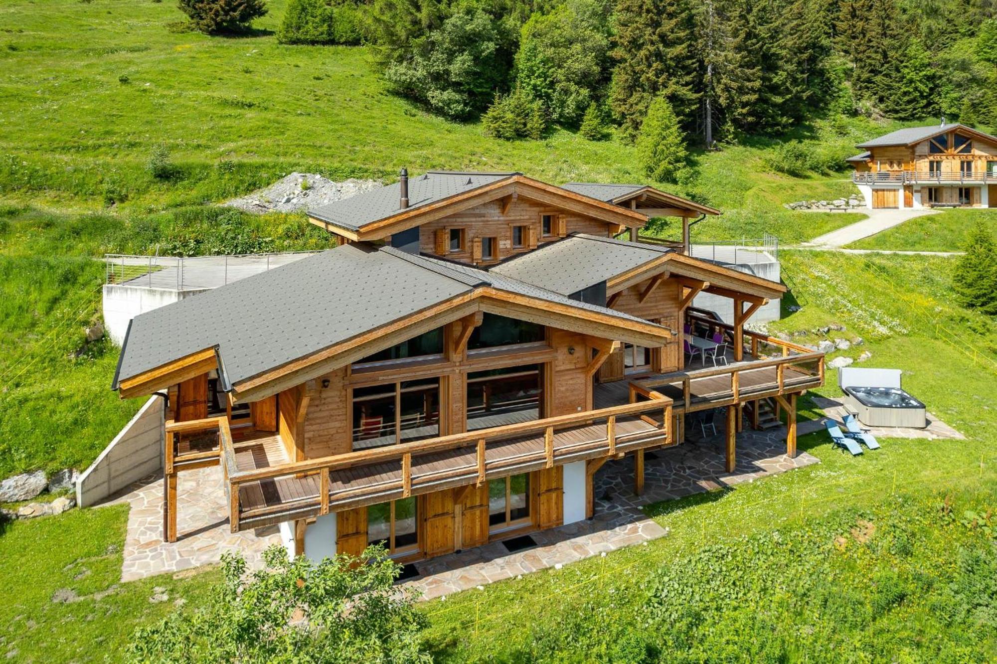 Chalet Flocon De Neige - Jacuzzi - Sauna 拉茨欧马兹 外观 照片